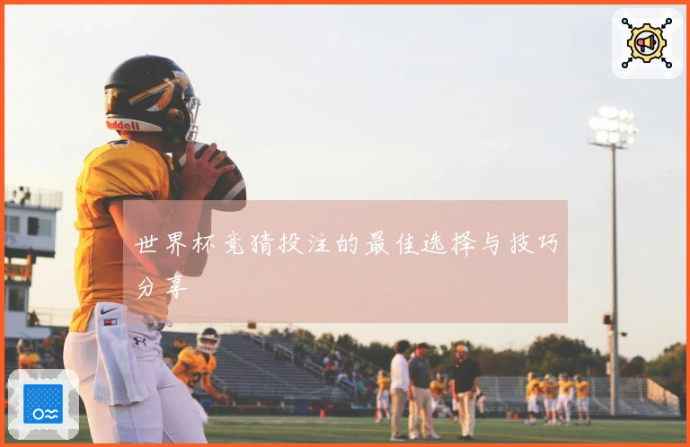 世界杯竞猜投注的最佳选择与技巧分享